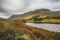 Looking down Glen Etive. Landscape. Royalty Free Stock Photo