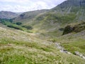 Looking down into the Grisedale valley, Lake District Royalty Free Stock Photo