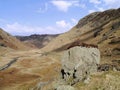 Looking down the Langstrath valley