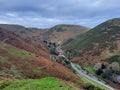 Looking down on the Long Mynd, Carding Mill Valley, Shropshire