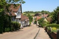 Looking down the main street in Kersey Royalty Free Stock Photo