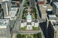 Looking down on the Old Court House Royalty Free Stock Photo