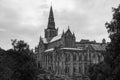 Looking Down onto Glasgow Cathedral from the Necropolis Royalty Free Stock Photo