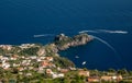 Looking down over Conca dei Marini, near Amalfi, Italy