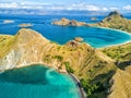 Looking down on part of Pulau Padar