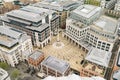 Looking down on Paternoster Square in London