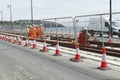 Isle of Man United Kingdom. 2019. Repairs to Douglas seafront.