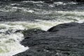 Looking down at The Rapids on the James River Royalty Free Stock Photo