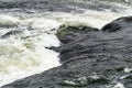 Looking down at The Rapids on the James River Royalty Free Stock Photo