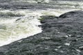 Looking down at The Rapids on the James River Royalty Free Stock Photo