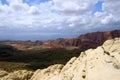 Looking down the Sandstones in to Snow Canyon