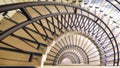 Semicircular styled winding stair Royalty Free Stock Photo