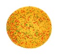 Sugar Cookie Sprinkles Single Royalty Free Stock Photo