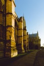 Looking Down South Facade of Lincoln Cathedral Royalty Free Stock Photo