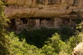 Looking Down On Spruce Tree House In Mesa Verde Royalty Free Stock Photo