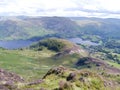 Looking down to Glenridding Dodd, Lake District