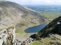 Looking down to Goats Water, Coniston Royalty Free Stock Photo