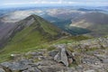 Looking down to Ladyside Pike Royalty Free Stock Photo