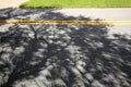 Looking down to see Eclipse shadows