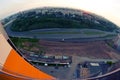 Looking down on to the streets of Kazan city russia Royalty Free Stock Photo