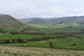Looking down to west side of Edale valley Royalty Free Stock Photo