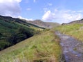 Looking down track in Scandale Bottom, Lake District Royalty Free Stock Photo