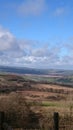 Looking down on Tregaron Royalty Free Stock Photo