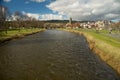 Looking down the Tweed