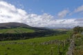 Looking down the Valley of Glen Clova in the Angus Glens near to Kirriemuir, Royalty Free Stock Photo