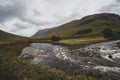 Looking down Glen Etive Royalty Free Stock Photo