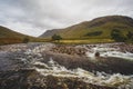 Looking down Glen Etive. Landscape. Royalty Free Stock Photo