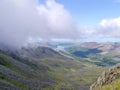 Looking down the valley to Ennerdale Water Royalty Free Stock Photo