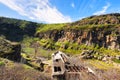 Ruins of a hydropower plant at White River State Park