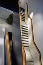 Modern white stairwell