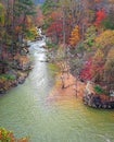 Looking downstream from Noccalula waterfall