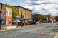 Looking East On Elgin Street In Downtown Sudbury Royalty Free Stock Photo