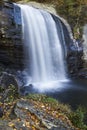 Looking Glass Falls in Autumn, North Carolina Royalty Free Stock Photo