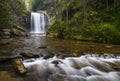 Looking Glass Falls North Carolina Blue Ridge Parkway Appalachian Waterfalls Royalty Free Stock Photo