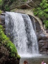 Looking Glass Falls North Carolina Royalty Free Stock Photo