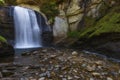 Looking Glass Falls, North Carolina, United States Royalty Free Stock Photo