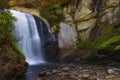 Looking Glass Falls, North Carolina, United States Royalty Free Stock Photo