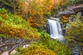 Looking Glass Falls in Pisgah National Forest Royalty Free Stock Photo