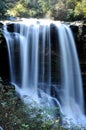 Looking Glass falls in summer. Royalty Free Stock Photo