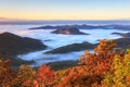 Looking Glass Rock Great Smoky Mountains TN NC Autumn Royalty Free Stock Photo