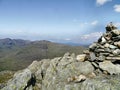 Looking from Grey Friar summit to the main Southern Fells