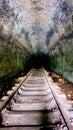 Looking into the Helensburgh Railway Tunnel Royalty Free Stock Photo