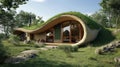 Looking for a home with a low environmental impact Look no further than this earthsheltered home designed with