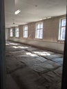 Looking inside the barracks of Auschwitz I, Krakow, Poland