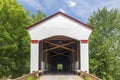 Looking through Jackson Covered Bridge