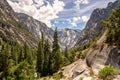 Looking into Kings Canyon National Park Royalty Free Stock Photo